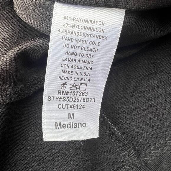 LuLu’s 2 piece cami top & skirt. Black size M - Picture 9 of 12